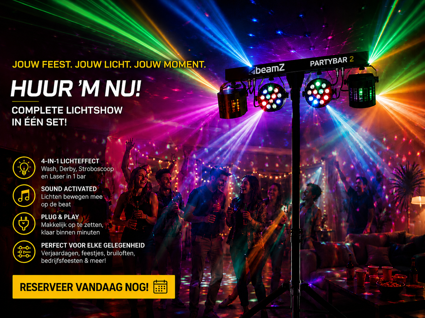 Partybar van Uitjes2go